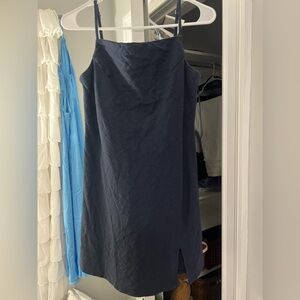 Skylar and Madison navy dress